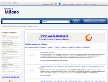 Tablet Screenshot of lavoroamilano.it